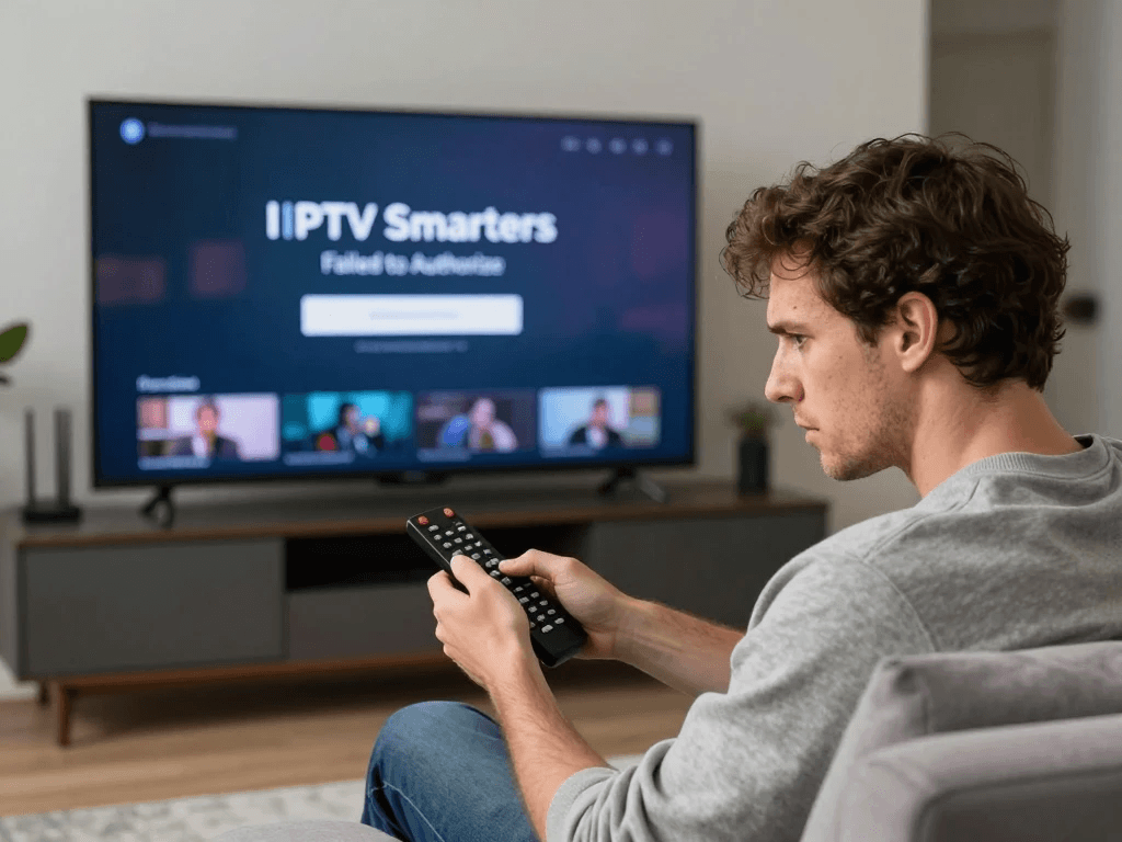 iptv smarters failed to authorize