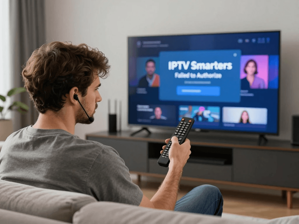 iptv smarters failed to authorize