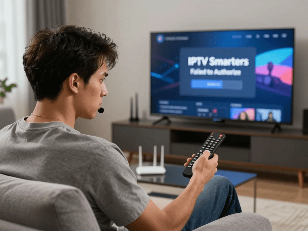 iptv smarters failed to authorize