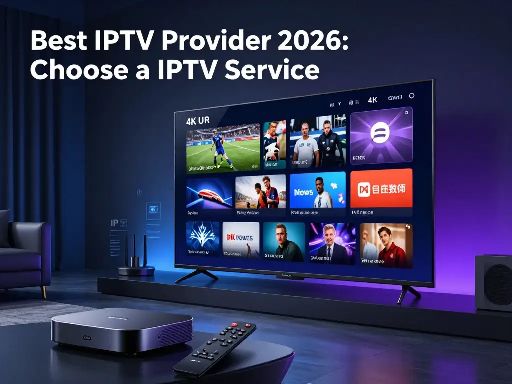4K IPTV streaming quality on a smart TV