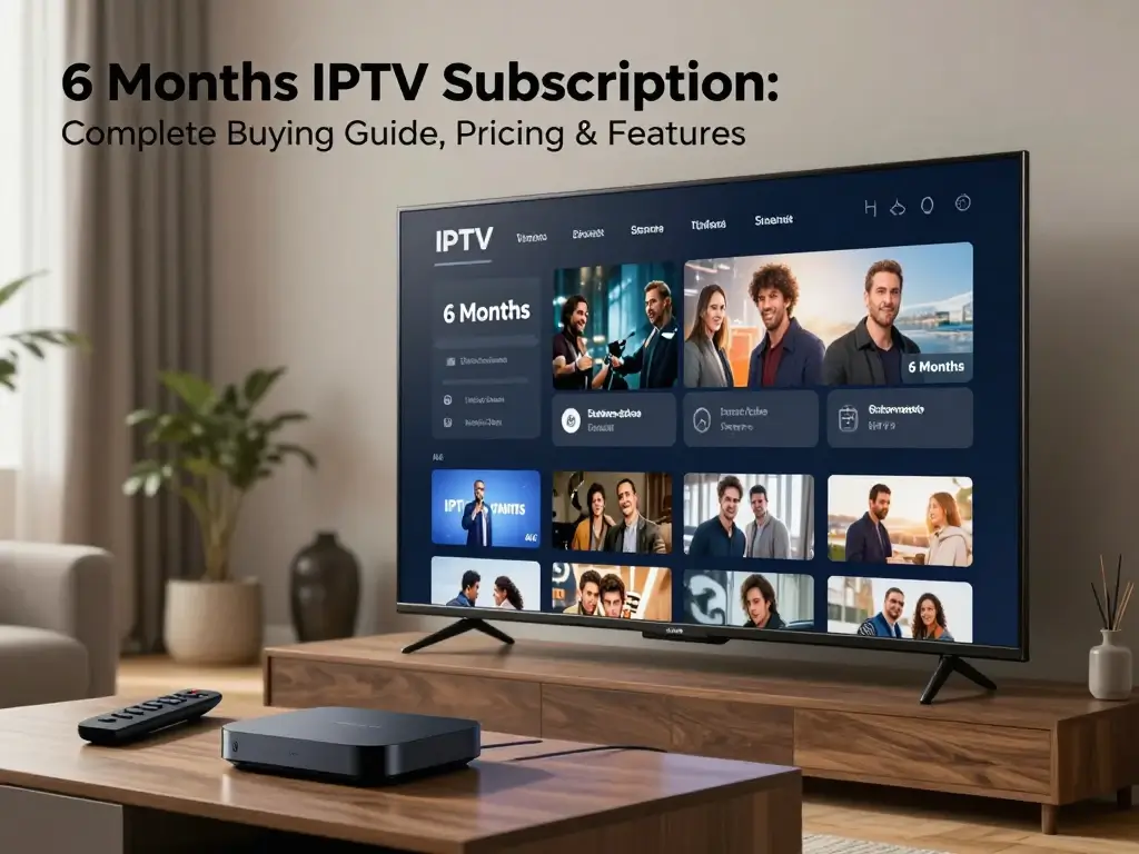 IPTV streaming on Smart TV and compatible streaming devices