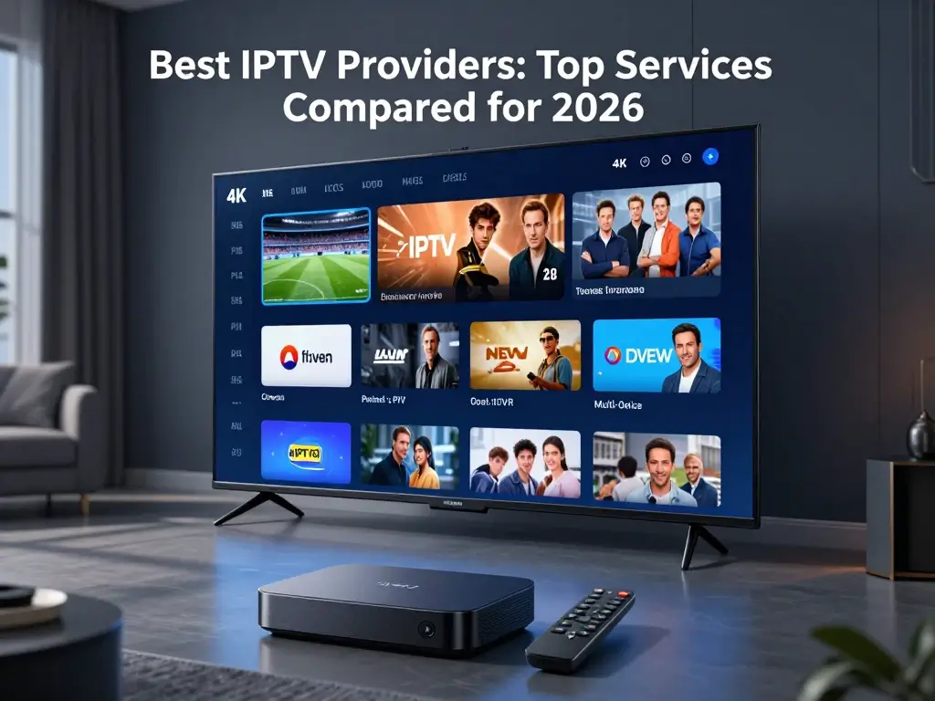 IPTV provider comparison for channels and streaming features
