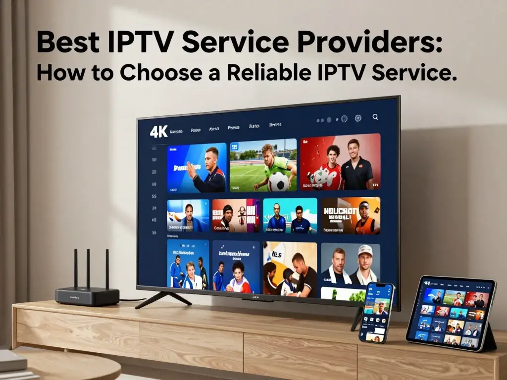 IPTV streaming on smart TV and multiple devices