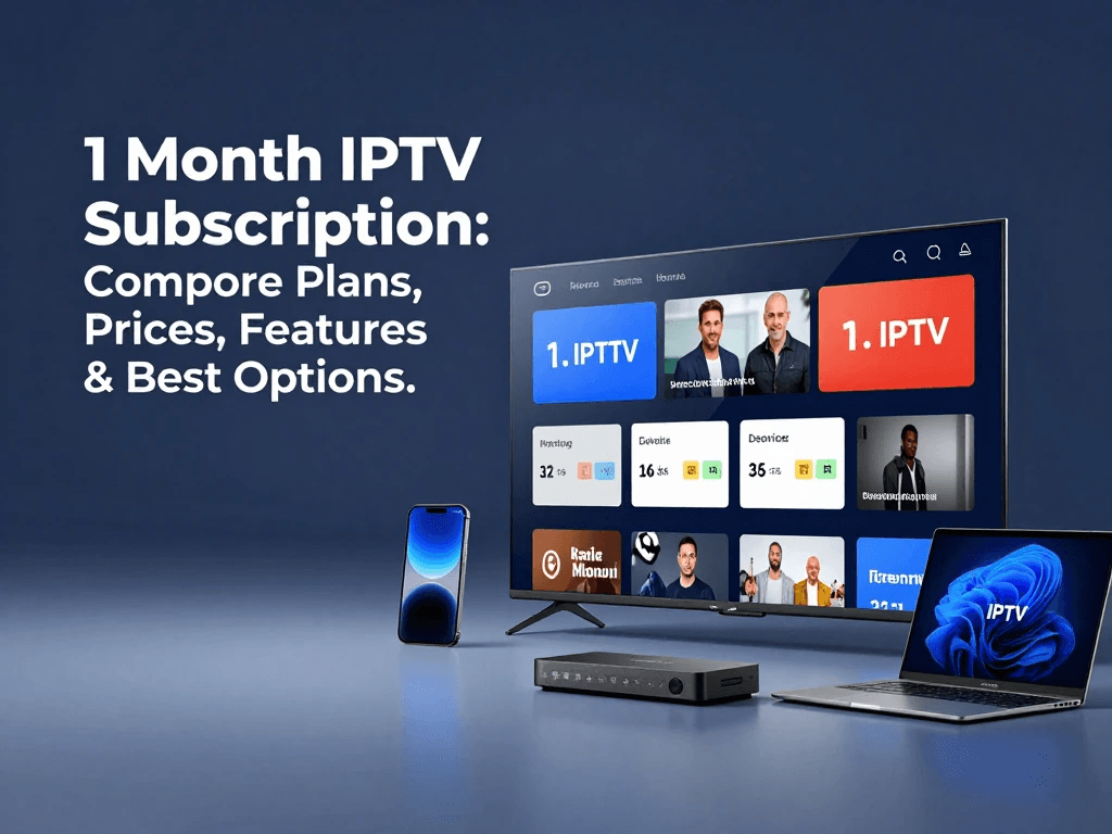 IPTV streaming features including channels and video quality
