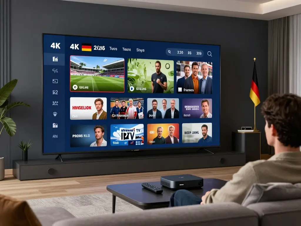 German IPTV channels and live television on Smart TV