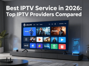 Best IPTV service in 2026 with smart TV streaming setup and modern IPTV technology
