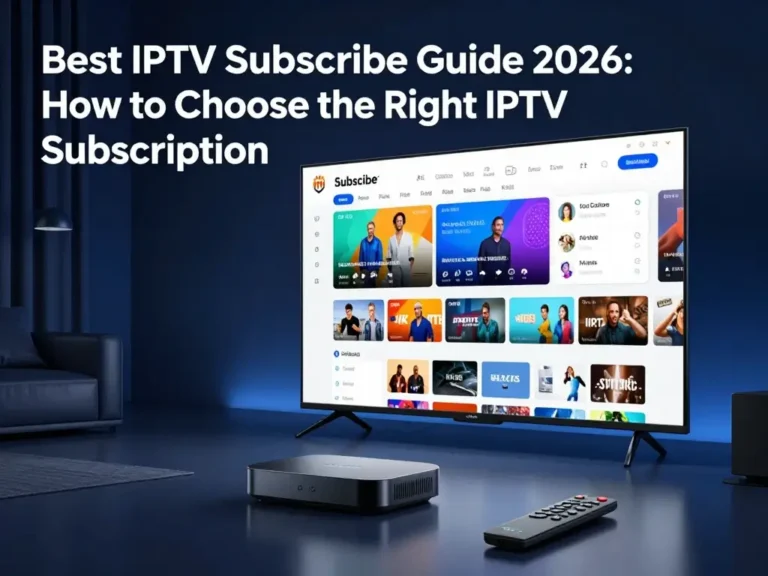 Best IPTV subscribe guide 2026 for choosing an IPTV subscription