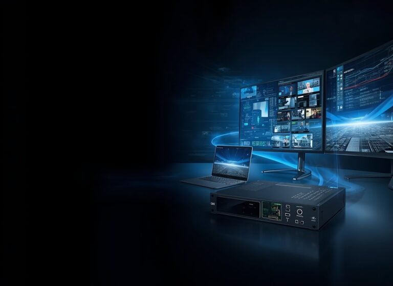 Professional IPTV encoder setup for live streaming