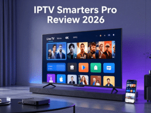 IPTV Smarters Pro Review 2026 on a 4K smart TV
